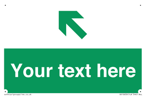 Custom Safe condition: Green Up left arrow